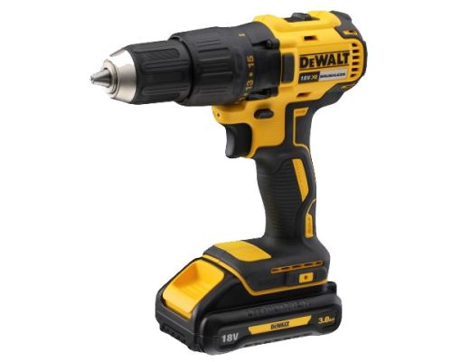 Wiertarko-wkrętarka akumulatorowa DeWalt, 18 V XR Li-Ion, 65 Nm, 2x3,0 Ah, walizka DCD777L2T