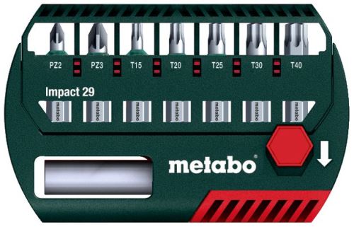 METABO Zestaw bitów 29 mm (8 szt.) do kluczy udarowych 628849000