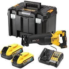 Piła tarczowa DeWalt 18v XR FlexVolt Advantage + 2x5AH Powerstack DCS386H2T