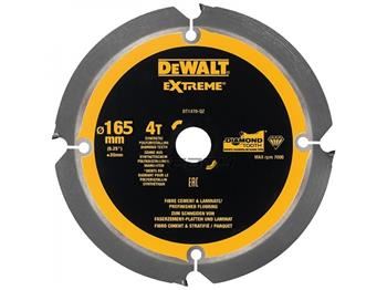 Brzeszczot DeWALT do płyt z cementu włóknistego i laminatu, 165 x 20 mm, 4 zęby DT1471