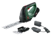 Bosch AdvancedShear 18V-10 Zestaw akumulatorowych szczotek i nożyc do trawy (z akumulatorem) 0600857000