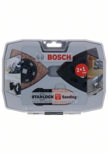 BOSCH Zestaw 6 papierów ściernych Starlock Best of Sanding Set AVZ 93 G; AVZ 90 RT6; AVZ 32 RT4; Papier ścierny Wood and Paint (3×) 2608664133