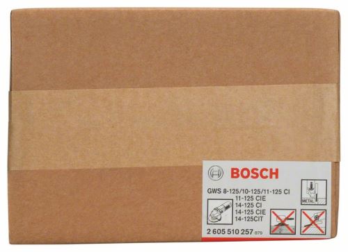 BOSCH Pokrywa ochronna z pokrywą 125 mm 2605510257