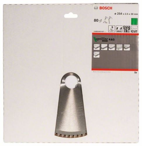 BOSCH Brzeszczot Optiline Wood 254 x 30 x 2,5 mm, 80 2608640437