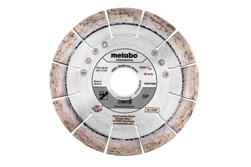 Diamentowa tarcza tnąca METABO Dia-TS115x22,23mm - CP, Beton, Professional 628575000