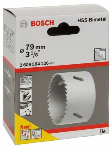 Dziurkacz bimetaliczny BOSCH HSS do adaptera standardowego 79 mm, 3 1/8" 2608584126