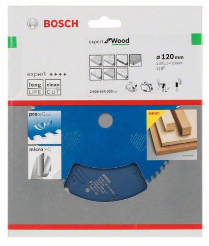 BOSCH Brzeszczot Expert for Wood 120 x 20 x 1,8 mm, 12 2608644003