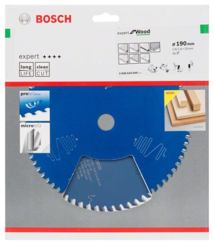 BOSCH Brzeszczot Expert for Wood 190 x 20 x 2,6 mm, 56 2608644046