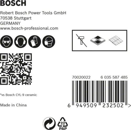 BOSCH EXPERT HEX-9 HardCeramic 5mm opakowanie 5szt 2608900598