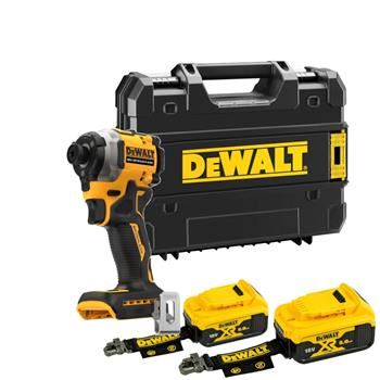 DeWALT Kompaktowy klucz udarowy akumulatorowy, 2x akumulator 5Ah z paskiem DCF850P2LRT